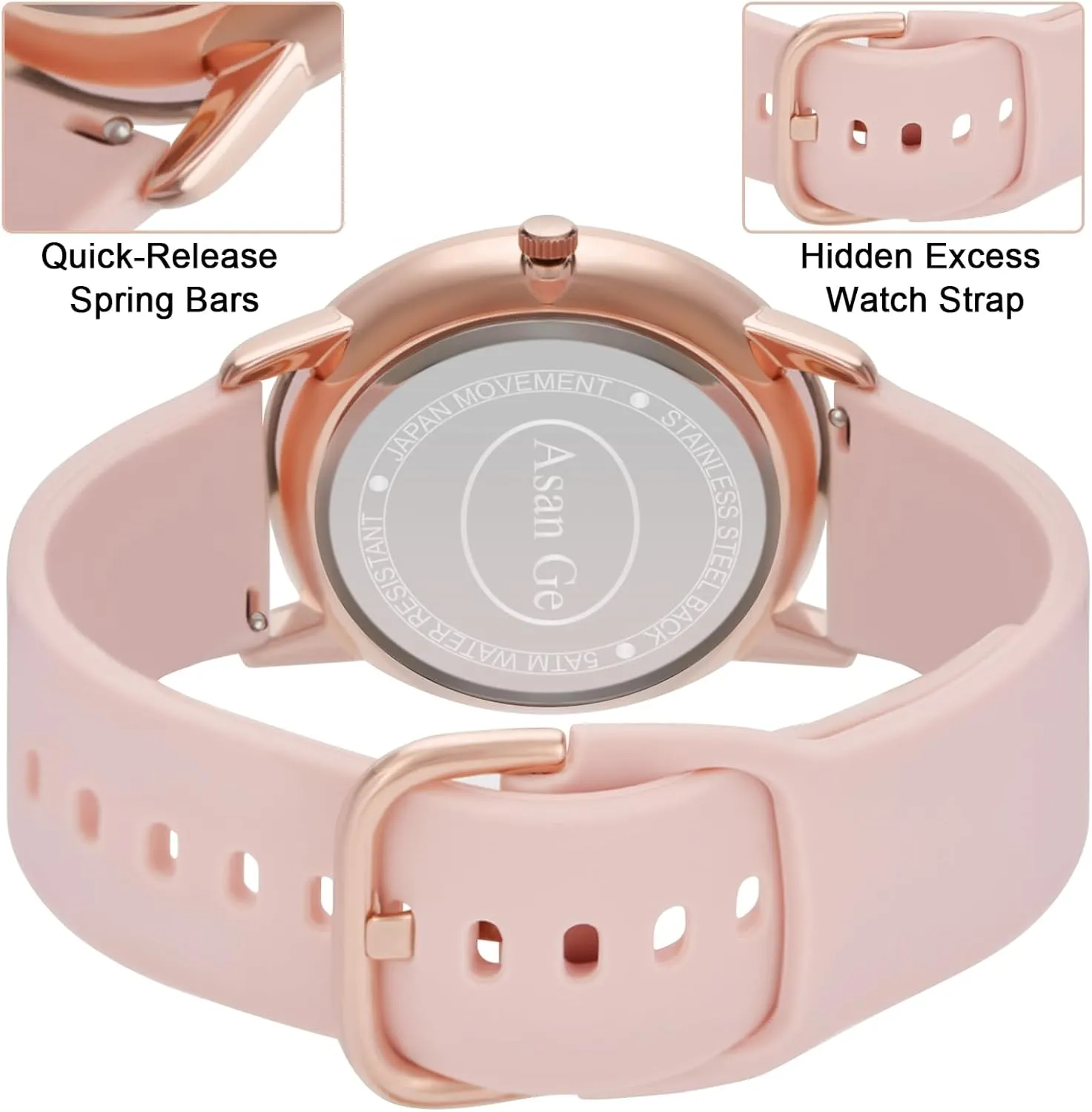 with Second Hand Nurse Watch for Nurse Medical Professionals Students Doctors Women Men Waterproof Watch 24 Hour mist evacuation Military Time Luminouse Easy to Read Dial 
