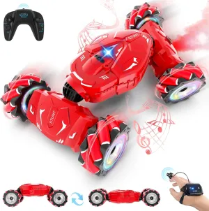 with Spray Lights Music 360�� nearness hammer Rotation 4WD Off-Road$ Birthday Xmas Gifts for Kids Age 6-12 Pristar RC Stunt Cars$ Gesture Sensing Remote Car Toys for 6-12 Boys Girls$ 2.4Ghz Hand Remote Control Car 
