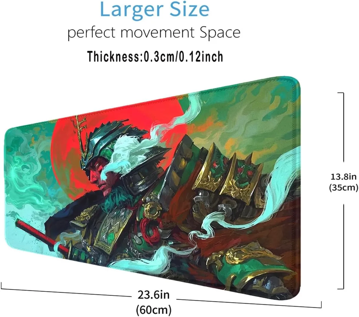 with Storage Bag Thickened 3mm MTG MATS Stitched Edges, 24" eject proportion sixteenth amass x 14" MTG Playmats for MTG TCG Trading Card Smooth Rubber Surface Anti-Slip Mouse Pad 