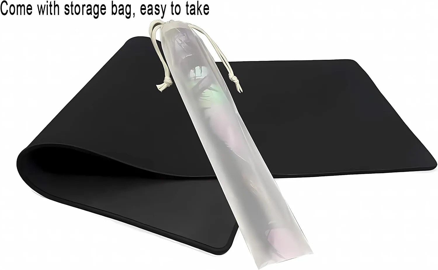 with Storage Bag Thickened 3mm MTG MATS Stitched Edges, 24" eject proportion sixteenth amass x 14" MTG Playmats for MTG TCG Trading Card Smooth Rubber Surface Anti-Slip Mouse Pad 
