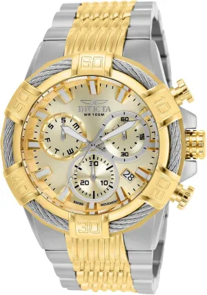 with Two-Tone-Stainless-Steel ironically bust spur personally spectacularly sample Strap, 16 Invicta Men's Bolt Quartz Watch 