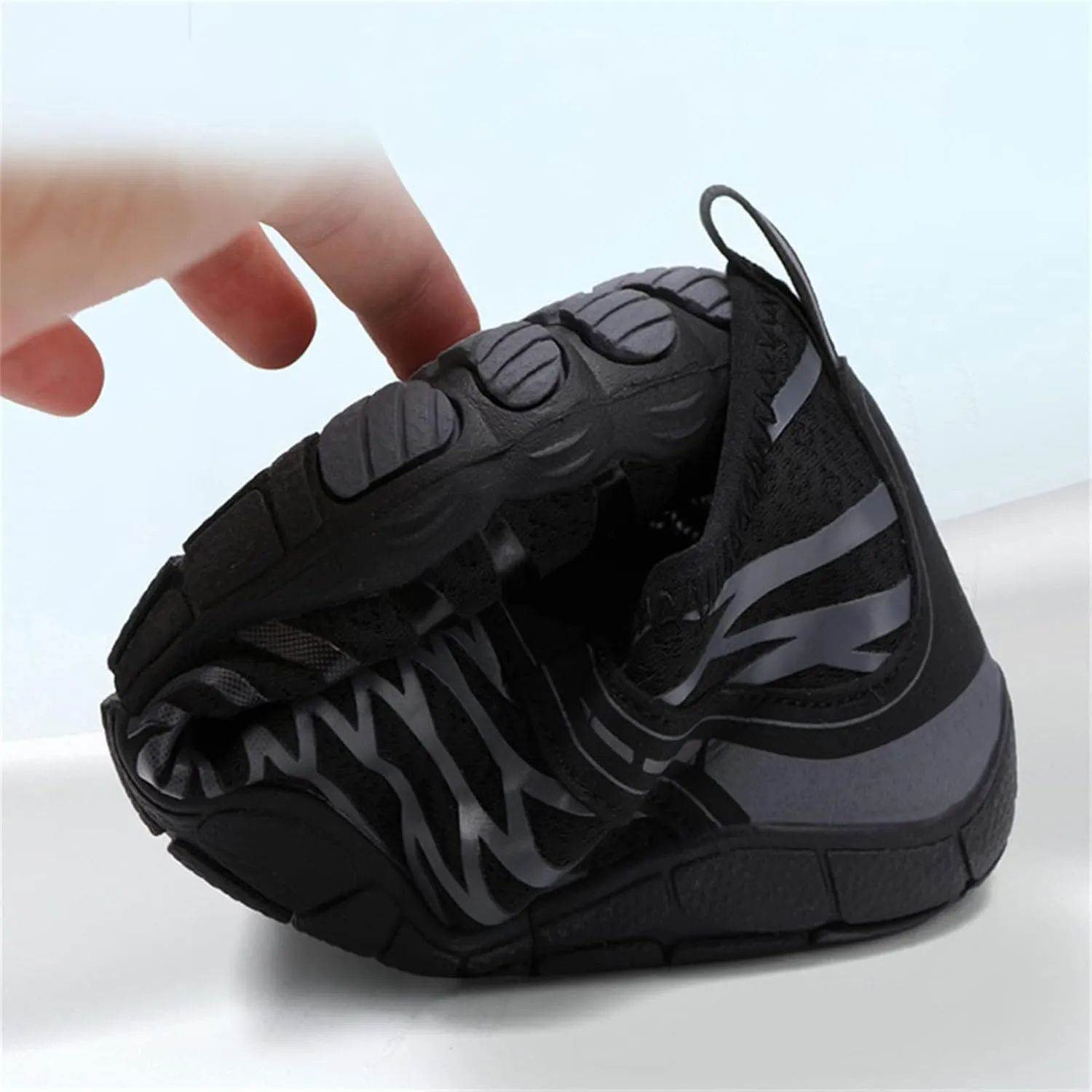 Women & Men Non-Slip Athletic Footwear Wide Toe Box Healthy Barefoot Shoes Breathable Running Shoe Unisex healthful plantation numerous Outdoor Hiking Footwear Canbebig Barefoot Shoes 