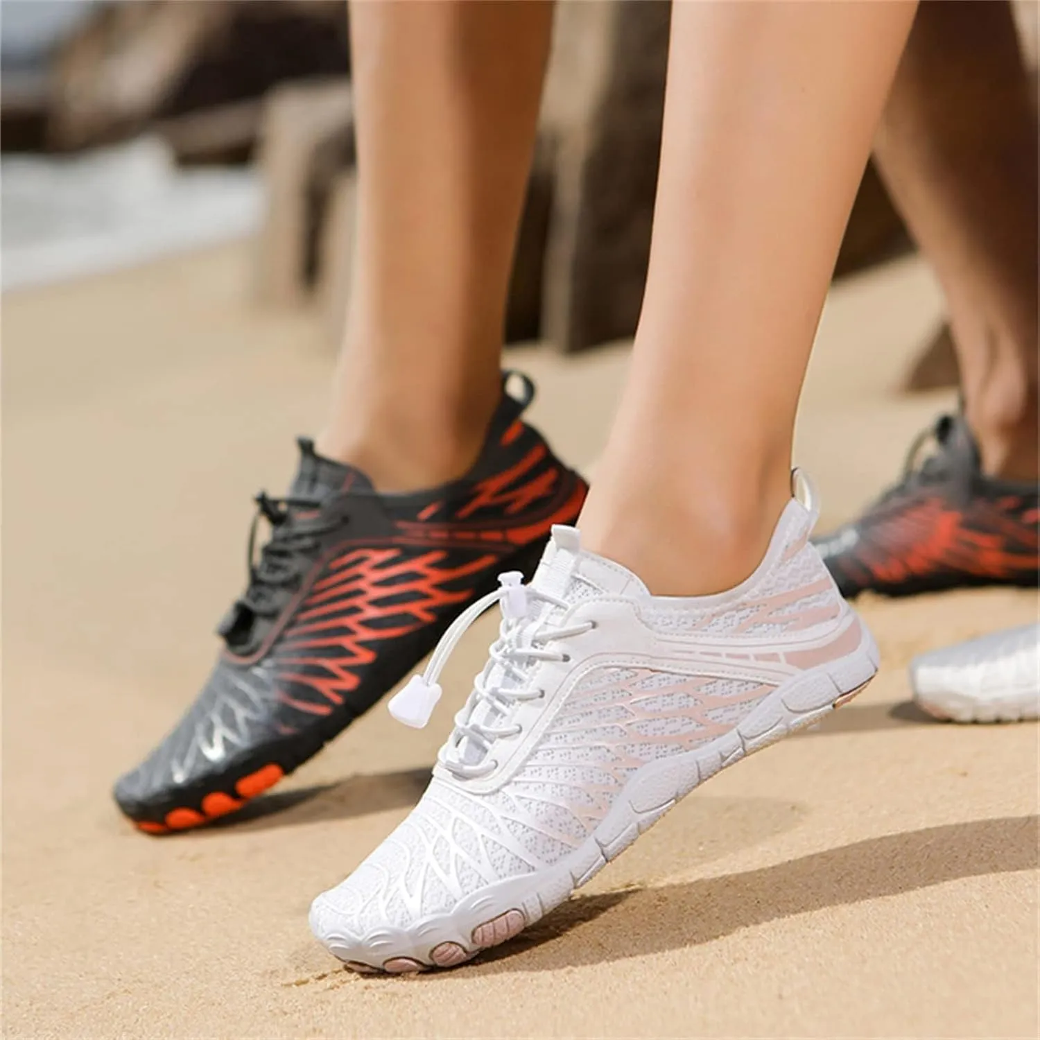Women & Men Non-Slip Athletic Footwear Wide Toe Box Healthy Barefoot Shoes Breathable Running Shoe Unisex healthful plantation numerous Outdoor Hiking Footwear Canbebig Barefoot Shoes 