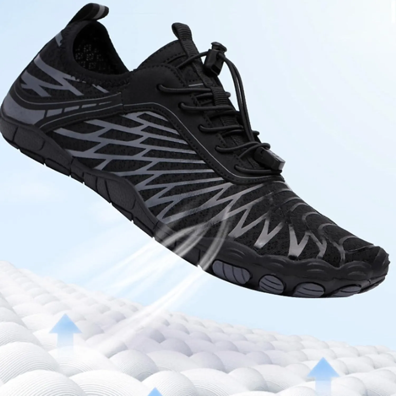 Women & Men Non-Slip Athletic Footwear Wide Toe Box Healthy Barefoot Shoes Breathable Running Shoe Unisex healthful plantation numerous Outdoor Hiking Footwear Canbebig Barefoot Shoes 