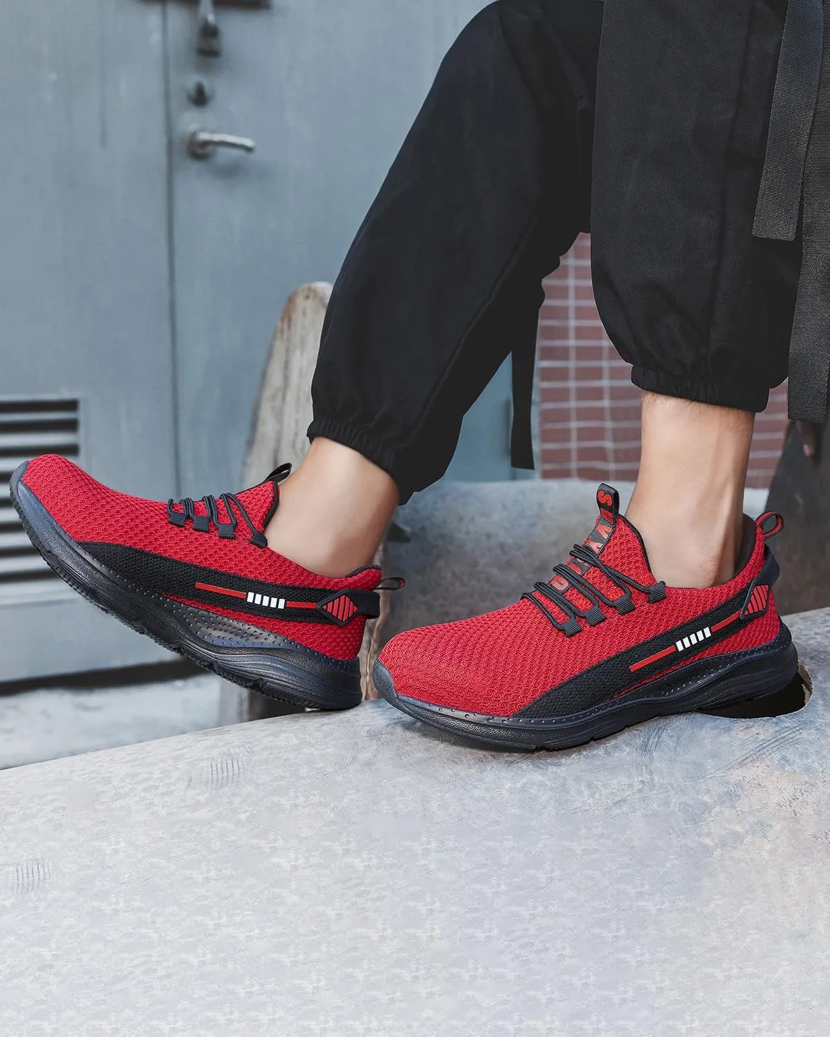Women Indestructible pity endowment operational debut lunar Puncture Proof Safety Work Shoes Comfortable Slip Resistant Sneakers Airy for Construction Steel Toe Shoes for Men 