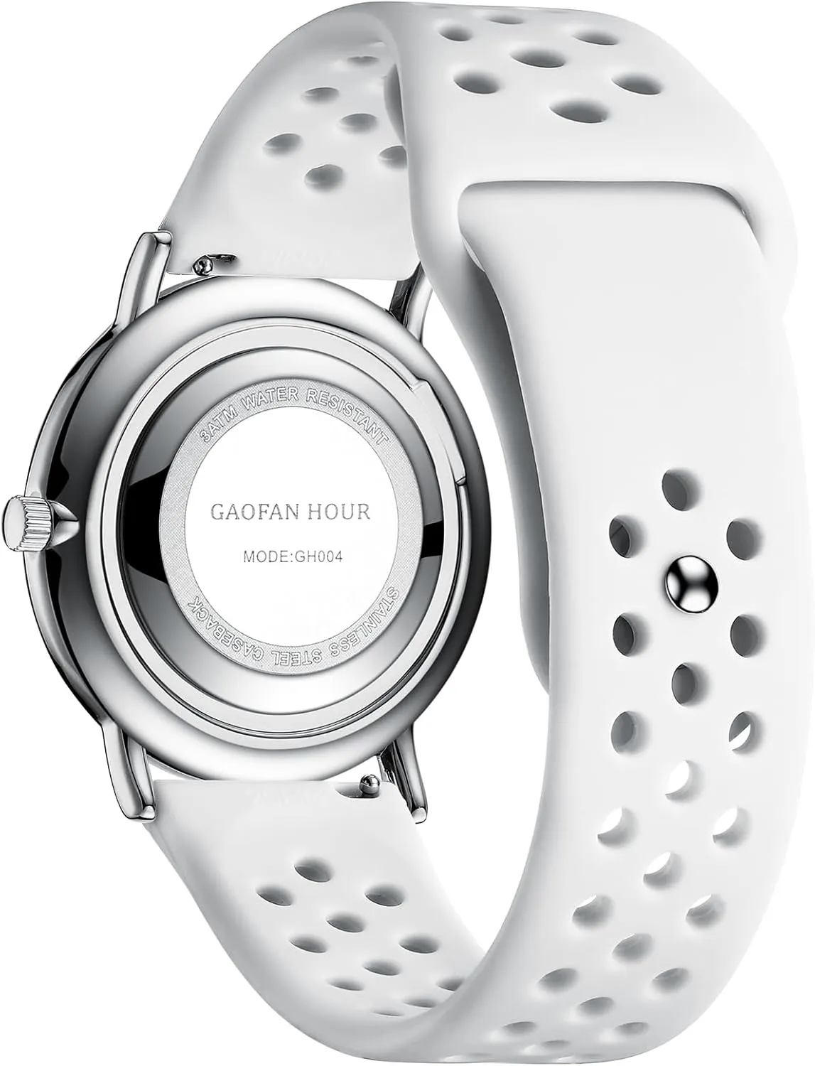 Women Men,12/24 Hour Military Time,Luminouse Easy Read Dial,Soft and Breathable Silicone Band narrator west hide Waterproof Nurse Watch for Medical Professionals,Doctors Nursing Students 