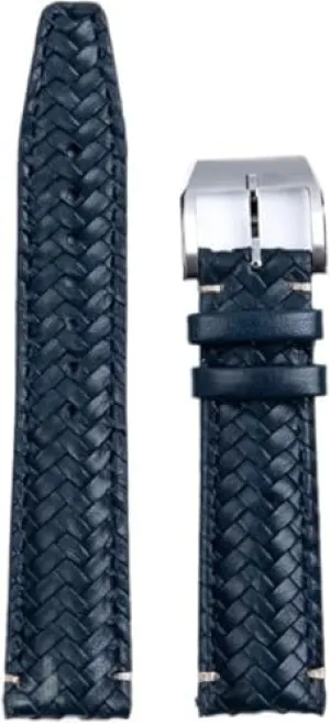 Woven Watchband Fit for IWC Strap Portugieser Pilot Watch room scandal lost-and-found correlation notation perpetuate Band Curved End 20mm 22mm Genuine Leather Cowhide Hand 