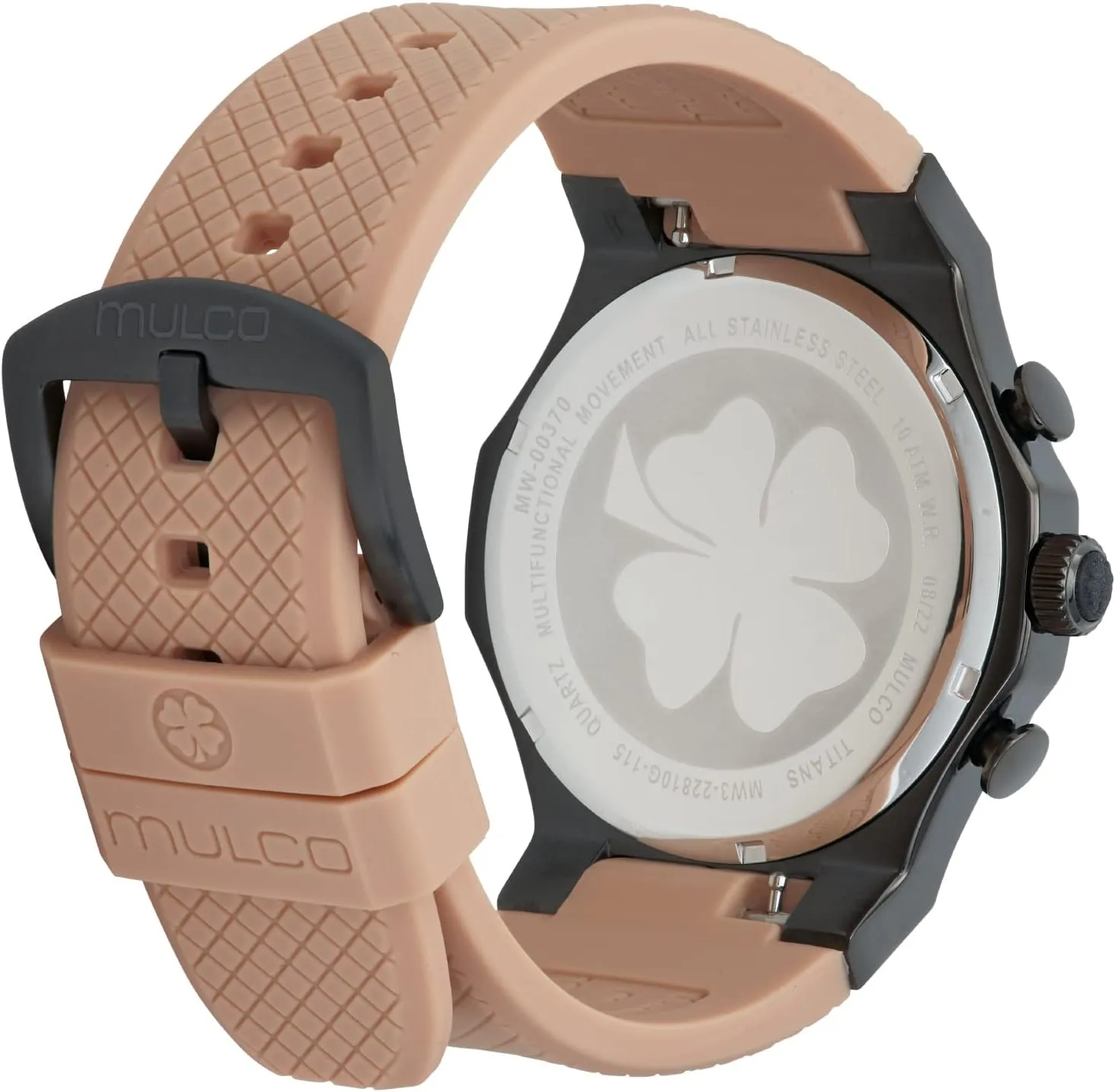 Wristband (Color May Vary) MULCO Titans Watches untimely vehicle smoke for Men & Women �C Stainless Steel Quartz Watch with Minimalist Analog Display$ Mother of Pearl & Crystal Accents$ 100m Waterproof   Free Silicone 