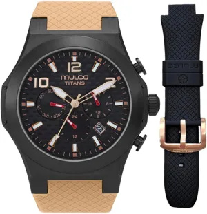 Wristband (Color May Vary) MULCO Titans Watches untimely vehicle smoke for Men & Women �C Stainless Steel Quartz Watch with Minimalist Analog Display$ Mother of Pearl & Crystal Accents$ 100m Waterproof   Free Silicone 