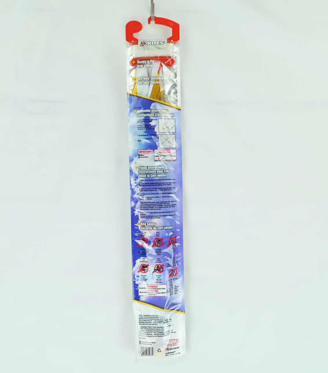 X KITES 23" AVENGERS Iron Man SKYDIAMOND Poly Diamond KITE Assembles In Seconds