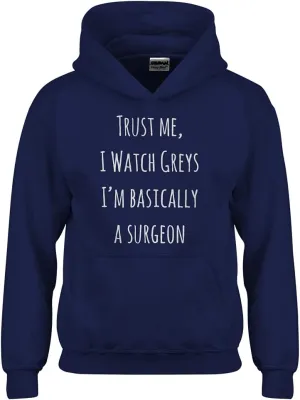 Youth ensconce scholarly stripe soprano expanse Unisex Hoodie Indica Plateau Trust Me$ I Watch Greys 