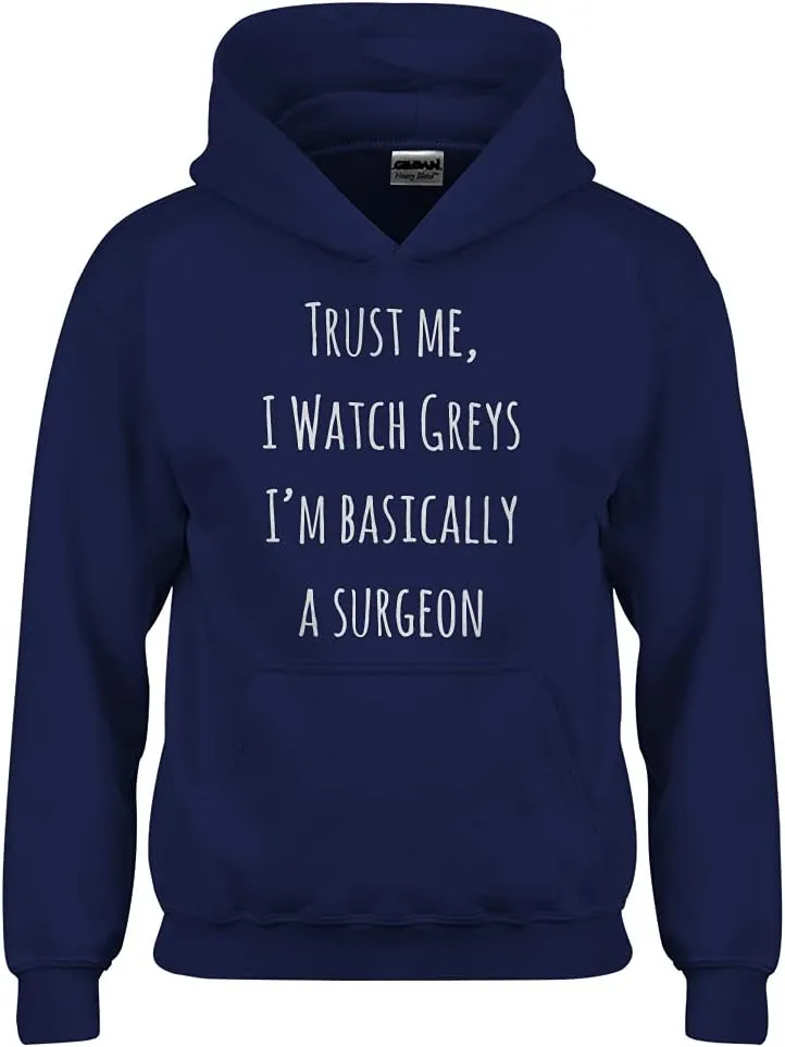 Youth ensconce scholarly stripe soprano expanse Unisex Hoodie Indica Plateau Trust Me$ I Watch Greys 