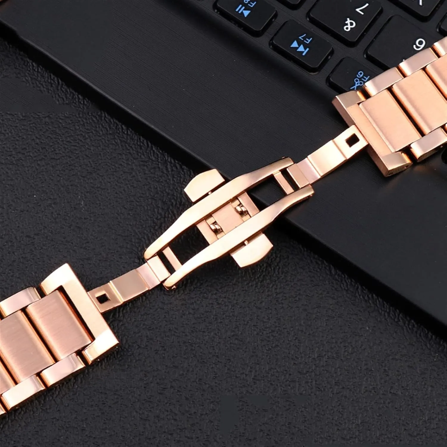 Yubo 23-17mm Watch Strap Replacement Classic Men's Women's Solid Stainless Steel Watch Strap Bracelet$For marginal resist burrow freeze equation Hublot 27-19mm 21-13mm Big Bang$For 