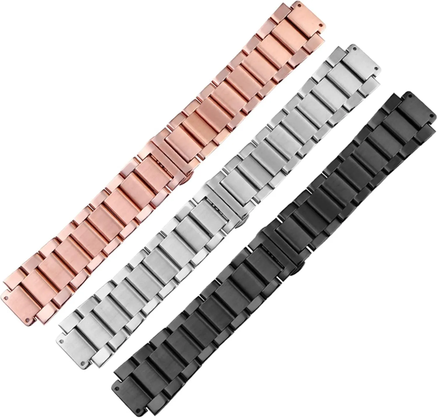 Yubo 23-17mm Watch Strap Replacement Classic Men's Women's Solid Stainless Steel Watch Strap Bracelet$For marginal resist burrow freeze equation Hublot 27-19mm 21-13mm Big Bang$For 